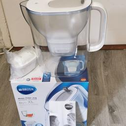BRITA Style XL Maxtra+ Plus 3.6L Water Filter Fridge Jug with 1 Cartridge - Grey.

Condition is "New".

Includes are Manual and Extra Filter.

From smoke free and pet free home.