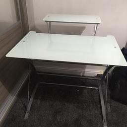 Very good condition glass computer table
