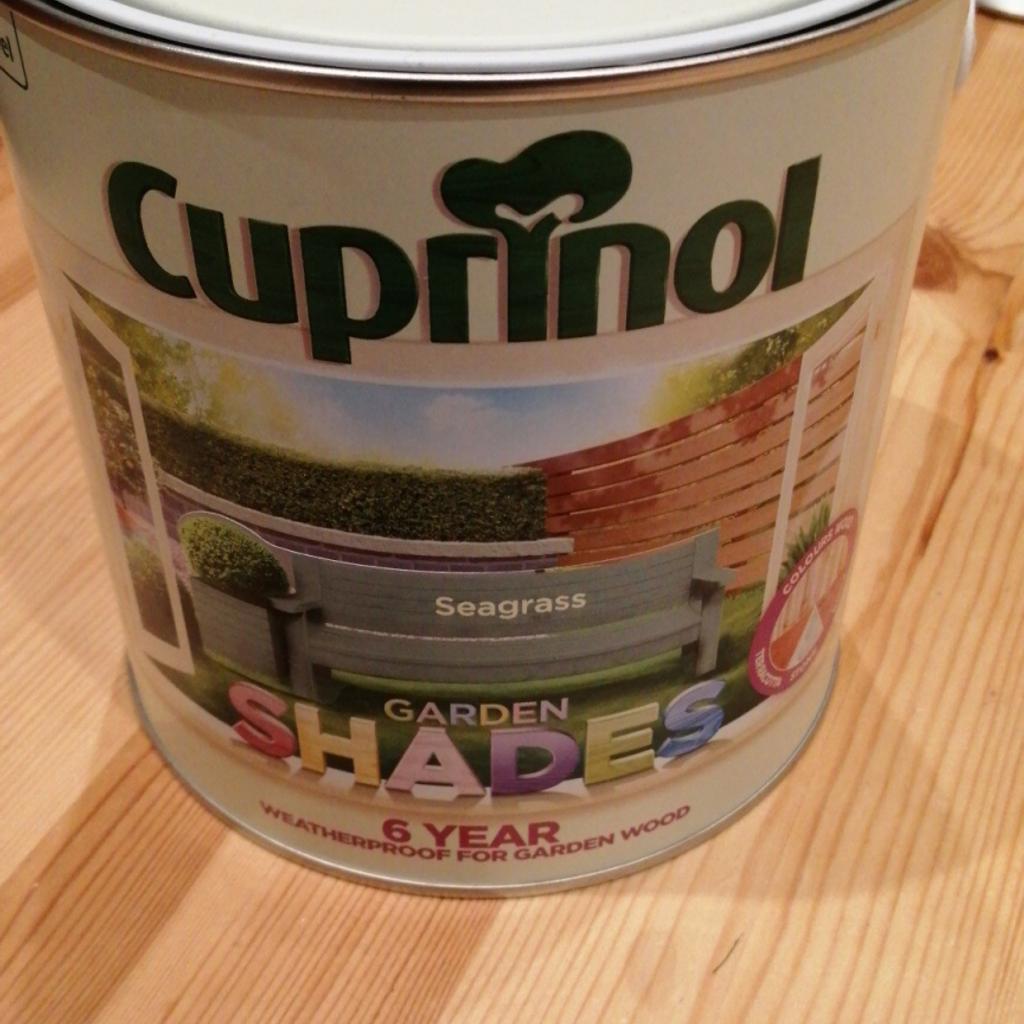 Cuprinol 2.5L seagrass Garden shades paint in WF17 Kirklees for £15.00