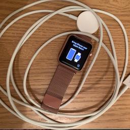 Series 1 Apple Watch. 38mm. Aluminium case. Comes with charging cable. Factory reset and ready to go.
Collection from Wigston LE18. On other sites £50