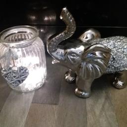 FROM A SMOKE FREE HOME
8" BY 8" SILVER ELEPHANT
LIGHT JAR
£7 FOR BOTH
B38 KINGS NORTON