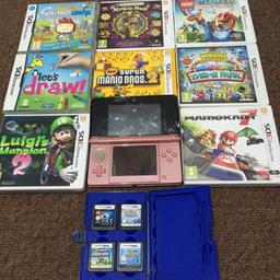 Comes with all the games no charger as lost it and the battery is flat on the 3ds collection only please
