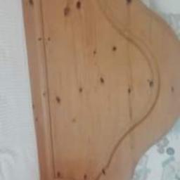 Single divan bed bases only with drawers two available £10 each solid pine headboards available £5 each (no mattress)