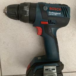 Bosch GSB 18v blue Professional series range.
This is one of my drills I have for sale
Well used but works- drills left & right rotation in both hi & low gearbox speeds
Bad bit about this drill is it feels like it's on hammer action when you push hard even switched to non hammer -Still drills steel ok, maybe an easy fix for someone who knows about drills.
Battery is well used doesn't last as long long as it did.
Not used in months
Drill & 1.3ah battery ONLY no charger
Cash on collection only