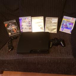 PS3 good condition works fine with 6 games 1 rechargeable controller  just needs the hdmi lead where you can get from poundland collection only from brierley hill dy5 no delivery no posting no holding