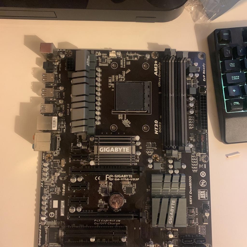 Gigabyte motherboard GA970AUD3P in Spelthorne for £45.00 for sale