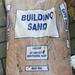 1 25kg building sand bag for sale.
I paid £3 and I'm selling it for £2.