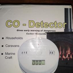 carbon monoxide alarm, digital display, ideal for homes and caravans, new and boxed. Bargain