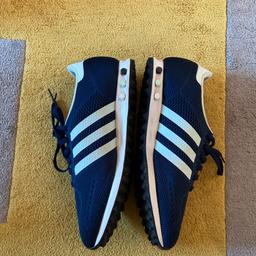 Rare light blue and dark blue LA trainers. Only worn indoors. In very good condition.