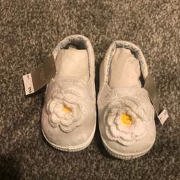 2 pairs of size 3 baby shoes with tags. £5 each.
