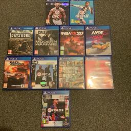 PS4 perfect condition, 1 controller. 11 games. £400 Ono