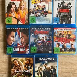 2 Broke Girls Staffel 1 ( DVD)

Blu-ray:

Fack ju Göthe 2
Django Unchained
First Avenger Civil War
The Avengers Age of Ultron
Die etwas anderen Cops
Hangover 2&3