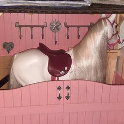 children's toy horse and stable for our generation doll or designer friend dolls. 
no offers please.