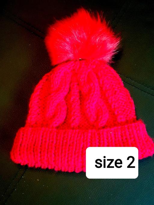 Buy & Sell West Midlands Solihull - Photos for Size 2 _6-12 Months Aran Hat Pom Pom Red