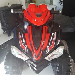 kids ride on electric quad bike ages 3-7 years old, this quad is practically brand new only had it a month ago cost £150 ideal Christmas gift grab a bargain £80. comes with charger 