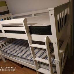 Used solid bunk bed, comes with mattresses. All in good condition. From smoke and pet free home. Can be dismantled. Collection only from Ws3