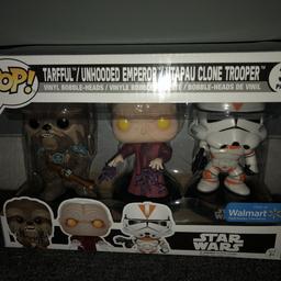 Brand new, mint condition and never removed from the box.

Tarfful, Unhooded Emperor and Utapau Clone Trooper.

Collection Barnsley S71 or happy to ship.

Same day postage up until 7pm weekdays and 6pm Saturdays.