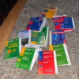 11plus test excerise books and test. In fair conditions due to unused for sometime. Most books have no written inside and one or two might have few pages written inside. (selling each book 50p )

Please Zoom in the picture to choice the books of your choice.  Collection only 