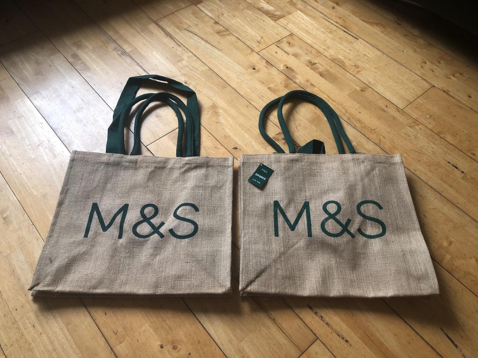 M S jute bags in NW3 Camden for 6.00 for sale Shpock