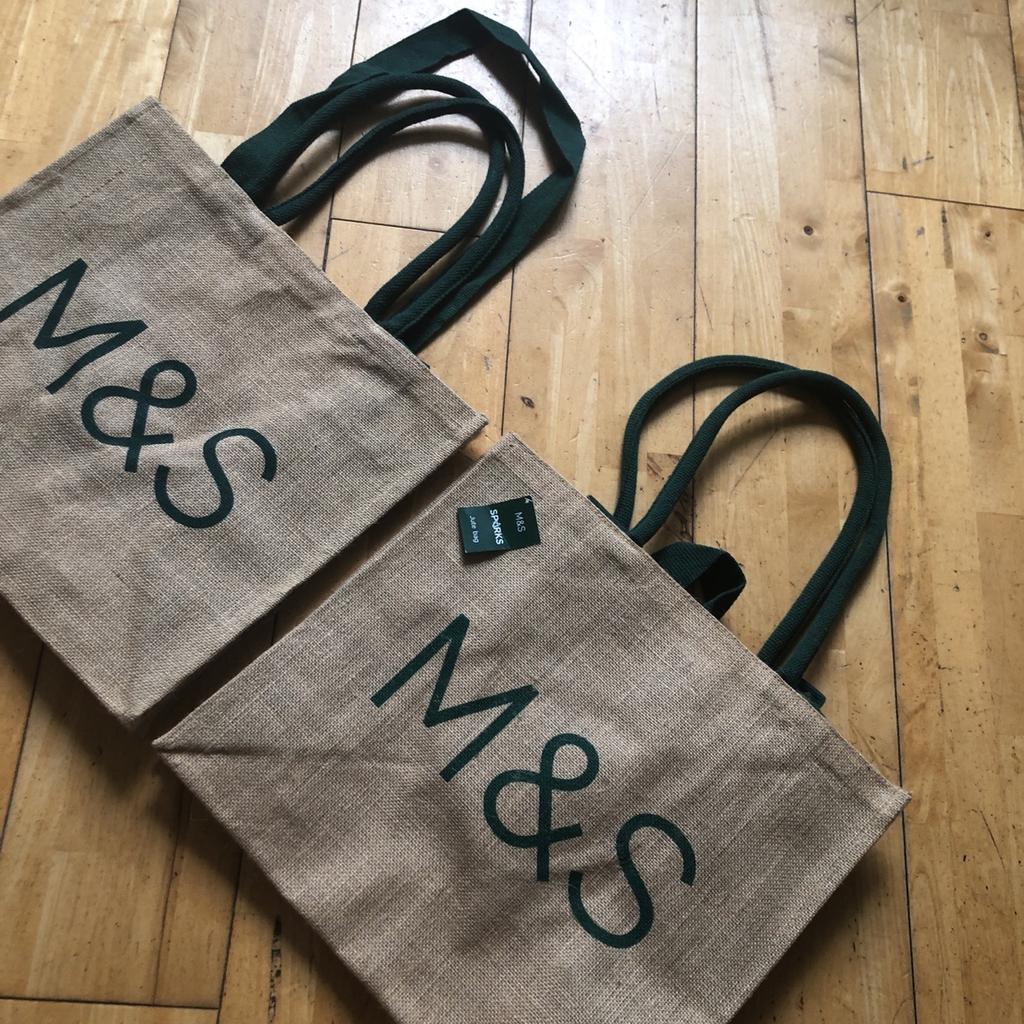 M&s jute shopping discount bag