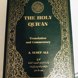 The Holy Qur’an with Translation and Commentary

Collection from Shepherds Bush or can be posted £4.50