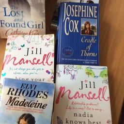 Six assorted books suitable for lockdown reading buyey must collect no postage or courier £1 lot