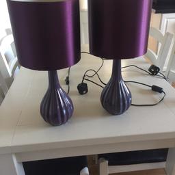 
Bedside lamps in good working order!