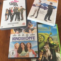 10 Things I hate about you (nur englisch)
Kindsköpfe
Carch me if you can
Shrek 2

je 1€
