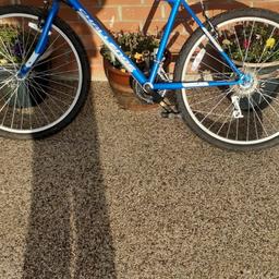 Brand new mens mountain bike in exerted condition never been ridden been stuck in the shed there is cuppel little mark but all in good working order sold at sean PLEASE NO TIME WASTED PLEASE AND MUST COLLECT DH1 5JB