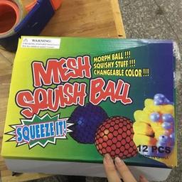 Squishy mesh balls 
5cm balls box of 24 pcs 
No offers