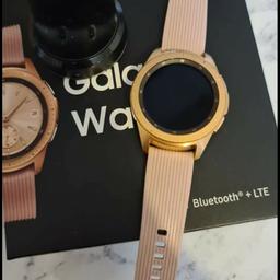 Samsung galaxy watch in rose pink as new still has protective film on face
comes boxed perfect present