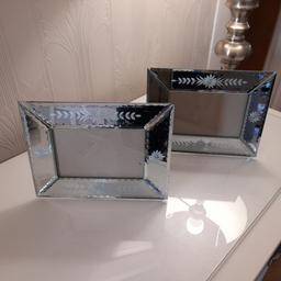2 X mirror frames with a pattern on , pick up only