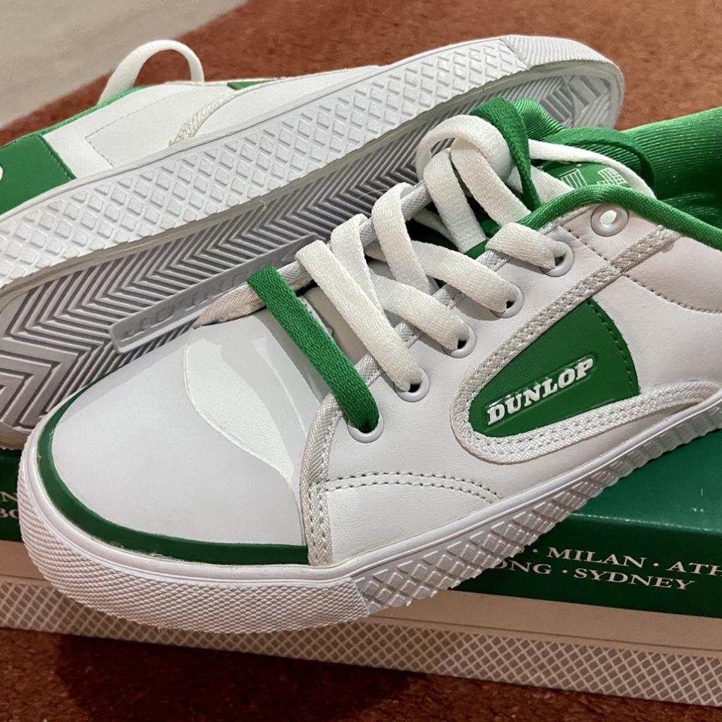 Ladies dunlop green flash hot sale trainers