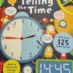 brand new Usborne lift the flap telling the time
RRP £9.99