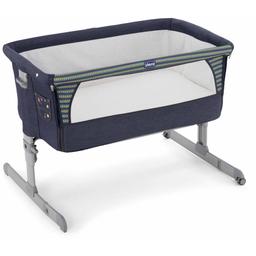Chicco
Chicco Next2Me Side Sleeping Crib Denim - Special Edition.
Next 2 Me is the original side-sleeping crib, created and designed to allow you to sleep next to your baby without sharing the same bed, as recommended by the baby experts.

Next 2 Me is also the lightest travel crib on the market, just 9 kgs! The crib can travel with you everywhere thanks to the practical travel bag included. The baby can always sleep in the same nest whenever he travels with you.

Will consider delivery. Thx