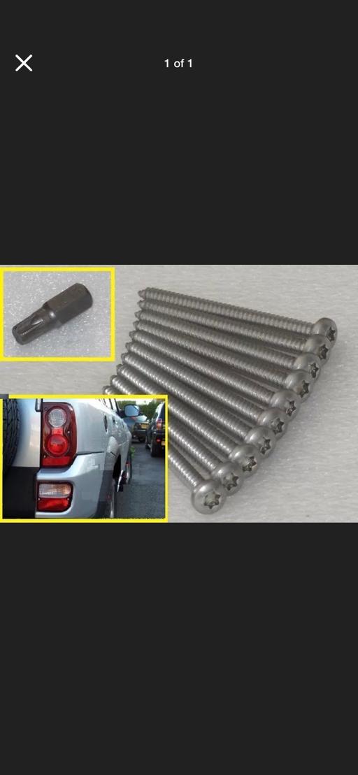 Vehicles West Midlands Walsall - Photos for Landrover Freelander stainless light screws 