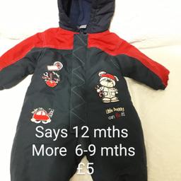 BOYS SNOWSUITE KEEP LITTLE ONES WARM AND DRY.
