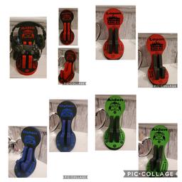 Control and headset stand many designs can be done 
(Does not include headset or control pad) 
£13 collected rock ferry 
£2 deliver wirral neston ellesmere port 
£4 postage with tracking number 
(Other colours can be done)