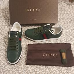 Gucci Sneakers

Dark Green

Unisex

6.5

100% Authentic

Boxed New with original packaging