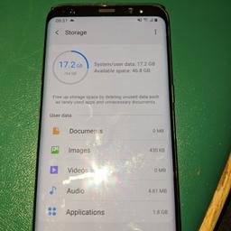 Hi here we have Samsung galaxy s8 full working order, on all network and only two problem the back of the cover where you put your fingerprint that don't work and front phone camera blurry and the back camera full working with no problem phone condition still look good.

no box

Reason for selling I got a new phone