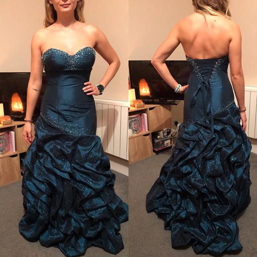 Buy & Sell Staffordshire Lichfield - Photos for Women’s dress - satin midnight blue 10/12