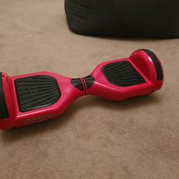 Hoverboard, few scuffs underneath. Excellent working order. Comes with carry case, charger and key fob (lock/alarm)
