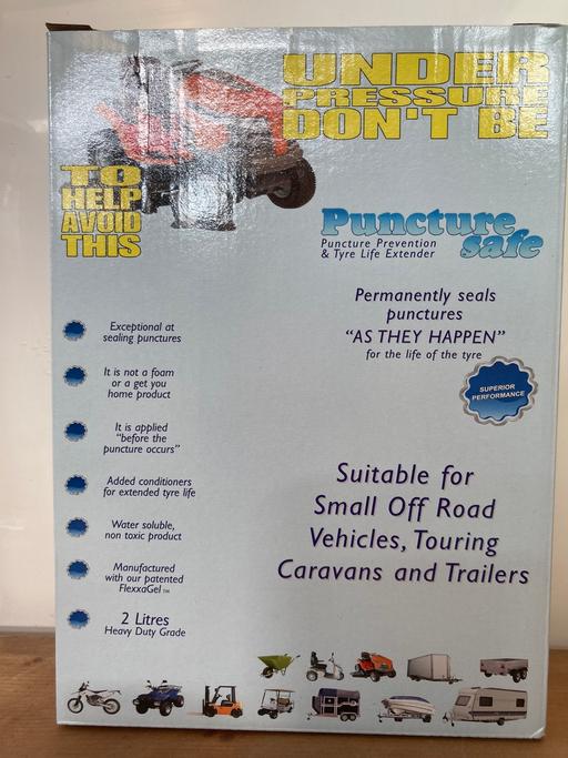 Vehicles Hertfordshire Welwyn Hatfield - Photos for Puncturesafe tyre puncture prevention gel