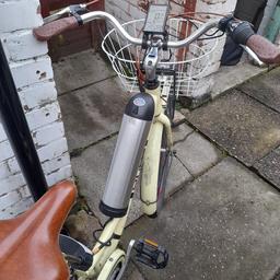 selling a electric bike for a friend it comes with the charger and one key it all lights up but there is no movement there it could be q easy fix if some body knows how to fix it sold as seen no returns first come first served no time wasters and its cash on collection