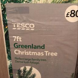 Tesco 7ft Greenland Christmas tree
In box like new