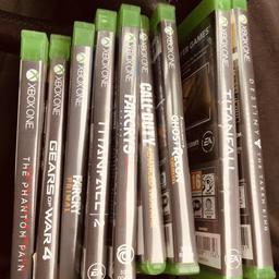 Multiple Xbox one x games for sale