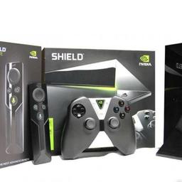 Nvidia shield 2015 16gb fully boxed with gaming pad and remote.