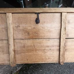 Wooden chest for sale in good condition collection only or can deliver locally.