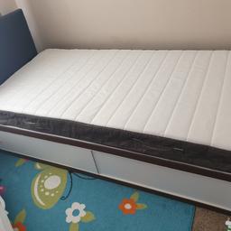 bought for my little daughter but has remained unused
base headboard and mattress included - no marks on mattress or base
includes under bed storage
will throw in FREE mattress topper and mattress protector sheet.
PICK UP ONLY FROM LEVENSHULME M19