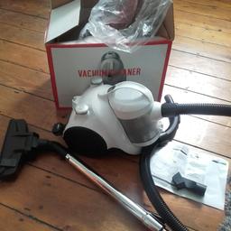 Argos small cylinder vacuum cleaner 1000w. Bagless. Used once unwanted gift. please look atmy other items for sale. COLLECTION only Reduced